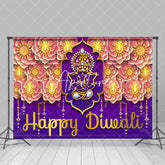 Aperturee - Aperturee Lantern Sparks Mandala India Diyas Diwali Backdrop